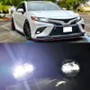 2 sztuk LED zderzak światła mgły lampy dla Toyota Camry 2018 2019 Reflektor Foglamp Pokrywa Grill ramki Reflektory przeciwmgielne