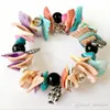 Bracelet Bangles Women Beach Strand Bracelet Seaside Elastic Conch Souvenir Ocean Ornament Charm Bracelets