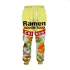 Släpp nya män Womens Ramen Noodle Soup Chicken Flavor Funny 3D Print Fashion Tracksuits Pants Pants Zipper Hoodie Casual Sportswear 244s