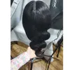 インディアンバージンヘアT字型13*6ウィッグストレートディープウェーブキンキーカーリールーズ12-26インチ100％ヒトヘアT 13x6x1ウィッグ