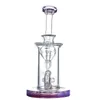 Toru Hookahs Heady Showerhead Perc Smoking Tool Water Pipes Recycler Bong Klein Oil Dab Rig 14 Female Joint Glass Bongs