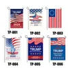 Trump Flag 30*45cm President Garden Flags Keep America Great Banners Single Sided US Election Patriotic Decoration Banner GGA3686