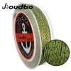 Jioudao 4 Vertentes 8 Vertentes 150M Spotted PE Multifilament extrema trançado linha de pesca da carpa Invisible Pesca Cord Pesca