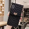 Carteira Fashion Case Para iPhone 12 11 Pro MAX Case Crossbody PARA 12 7 8 6 Plus XS MAX XR Handbag Purse Long Chain Silicone Card Pocket Cover