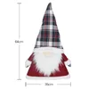 Large Gnome Christmas Tree Topper Christmas Ornaments 25 Inch Large Santa Gnomes Plush Scandinavian Decorations JK2008XB