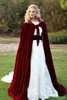 Capes de noël gothiques à capuche en velours, Robe gothique Wicca, Cape de sorcellerie médiévale, Cape de gn pour femmes, vestes de mariage, enveloppes