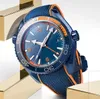 2020 NOUVEAU MEN BLUE AUTALE MÉCANIQUE Céramique Céraque Men039 Mouvement en acier inoxydable Men039s Watch Sports Diving Men039S8482886