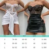 Womens Sexy Lace Sheer Mouwloze Shirts Dames Casual Mesh Blouse Tops Body Shapers Shapewear Buiffer Reductive Strip1