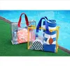 New-New Summer Transparent PVC Swimming Bag Fashion Outdoor Travel Beach Climbing Handbag YY