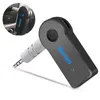 Bluetooth Car Kit Aux Audio Receiver Adapter Stereo Music Recier Handsfree Wireless med Mic