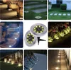 Solar Powered Ground Light Waterproof Garden Pathway Deck Lights With 8 LEDs Solar Lamp for Home Yard Driveway Lawn Road