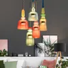 2020 Nowy Nordic Colorful Wisiorek Światła Strona główna Oświetlenie Dekoracyjne Salon Sypialnia Kryty Szkło Wiszące Lampy Decor Wisiorek Lampy