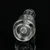 Rökningstillbehör Clear Soc Glass Attachment Insert Ersättningsdel Dab Rökning Rörbägare Bong för Enail