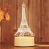 Led Night Lamps 3D Lampe Nouveauté Veilleuses Enfant Cadeau De Noël Jouets Nouvel Amour Coeur Forme Lampe De Table USB LED 7 Couleurs Changeantes