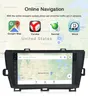 Bilvideo MP5-spelare 9 tum kapacitiv 1024x600 FM USB Android Double DIN i Dash GPS-navigering f￶r Toyota Pruis 2009-2013