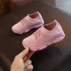 Nuove scarpe da ginnastica per bambini 2020 moda scarpe piatte per bambini neonati bambini neonate ragazzi scarpe da ginnastica sportive in maglia elasticizzata solida