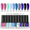 Pvoy Manicures Set -kit med nagellampa 73 ml gel nagellack set kit för konstdesign UV gelverktyg för manikyr1860402