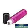 10 Ml Glass Roll-on Bottles with Stainless Steel Roller Balls for Essential Oils (Purple) Glass Essential Oil Perfume Sample Roller Bottles