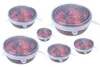 6PCS/Set Silicone Stretch Suction Pot Lids Food Grade Fresh Keeping Wrap Seal Lid Pan Cover 4 Color Nice Kitchen