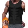 Recién llegado, chaleco de neopreno adelgazante para hombres, camiseta para el sudor, moldeador de cuerpo, entrenador de cintura, ropa moldeadora para hombres, ropa moldeadora superior, ropa moldeadora masculina12629970