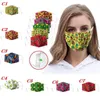 DHL NIEUWE 3D Face Masks Digital Printing Stof-proof en volwassen ademend masker fruit, dierenontwerpmaskers