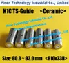 Guide K1C TS d = 0,3-3,0 mm (Nouveau type D10x23H) Boîtier en acier inoxydable + Insert en céramique Guide de perçage edm pour K1C, SH2 Petit trou EDM So dick TS-guide