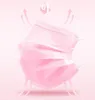 Schnelle 10-Farben-Einweg-Gesichtsmasken, rosa, weiß, mit elastischer Ohrschlaufe, 3-lagig, atmungsaktiv, Staub-Luft-Anti-Pollution-Gesichtsmaske, Mundmasken für Erwachsene