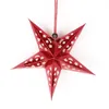 Lua Laser pentagrama trava Jardim de Natal brilhante Stereoscopic Decorações de Natal oca estrela home hotel árvore pendura patamar Home Decor