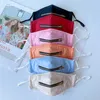 kids Mouth mask with zipper Easy to Drink Washable Reusable Face Mask Women Men Breathable Sports cloth Face Mask