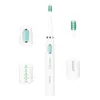 AZ-4 Pro Sonic Electric Toothbrush 5 Modes Adult Timer Tooth Brushes Battery Operated with 3pc Replacement Heads No Rechargeable