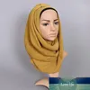 Hijabs Gekleurde Parel Plain Fashion Viscose Katoen Voile Lange Sjaal Sjaals Moslim Wrap Herfst Hoofd Sjaals Fabriek Prijs Expert Design Quality Nieuwste Stijl