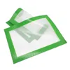 Grön värmebeständig nonskid silikonmatta 29 * 21,5 cm Stora silikonmattor för bakning av matlagning