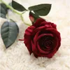 Pojedyncza róża flanelletety sztuczne kwiaty symulacja gałęzie rośliny liście kwiat ślubny stół urodzinowy dekoracje domowe 2 4ff g2