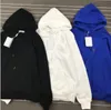 Lyxvarumärke mode män hoodies hoodies xs-8xl stora och höga män tröjor våren hösten solid vit färg hiphop streetwear h2625