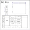 8st 3,2V 100AH ​​LIFEPO4 Lithium Iron Fosfa-celler Stor kapacitet Motorcykel Elektriska bilmotorbatterier 3,2V 90000mAh