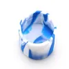 7 Colors Camouflage Silicone Ashtray Portable Round Ash Tray Holder for Home