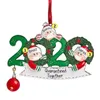 Noel Süsleme DIY Tebrik Karantina Noel Doğum Günü Partisi Pandemik Sosyal Uzaksal Noel Ağacı Kolye Aksesuarları DHC2452