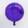 Birthday Party Solid Color Balloons 18 Inch Round Aluminium Balloon Festive Wedding Party Layout Decoration Colorful Balloon BH4008 TQQ