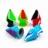 2020 Newest colorful silicone mouthpeace Filter hookah tips for glass bong water pipe quartz banger tobacco smoking accessories211h