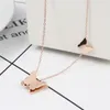 Mode roestvrijstalen ketting Gold vlinderdieren kettingen voor vrouwen meisjes vriendje sieraden cadeau 40 cm - 39,5 cm lang 1 pcc