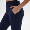 Pantaloni da yoga da donna, pantaloni sportivi da lounge attivi con tasche, pantaloni da palestra, fitness, a vita alta, vestibilità ampia, pantaloni sportivi da corsa