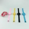다양한 색상 팔찌 실리콘 시계 패션 팔찌 핸드 소독제 어린이를위한 액체 비누 여자 망 2 9JG F2