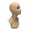 VMAE New High Quality Female Makeup Fiberglass European American Female Mannequin Head Bust For Lace Wigs Display