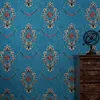 Amerikaanse rustieke vintage bloem behang retro blauw groen wallpapers rol slaapkamer decor muurschilderingen niet geweven muur papier