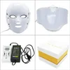 7 couleurs LED masque facial Photon PDT Light Theray bouclier facial avec rajeunissement de la peau du cou machine de beauté multifonction pour l'élimination des taches de rousseur