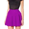 10 kleuren vrouwen nachtclub dansen jurk nat look a-line geplooide mini rok hoge taille pvc skater rok fashion lady streetwear