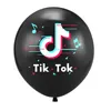 Toptan 12 inç Tiktok Balon 100 Parça/Lot Dekoratif Balonlar Tik Tok Video Süslemeleri