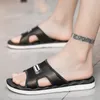 Mens Slippers Zomer Heren Strand Sandalen Nieuwe Stijl Rubber Soft Schoenen Outdoor Beach Heren Slippers Eva Massage Mannen Schoenen 20201