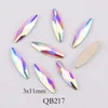 20 stks Kristallen Nail Diamond Stone Strass AB Glas Steentjes Voor 3D Nagels Decoraties Benodigdheden Sieraden QB217-246A