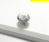 30mm Glass Cabinet Knob Drawer Shiny Polished Chrome Pull Handle Kitchen Door Wardrobe Hardware